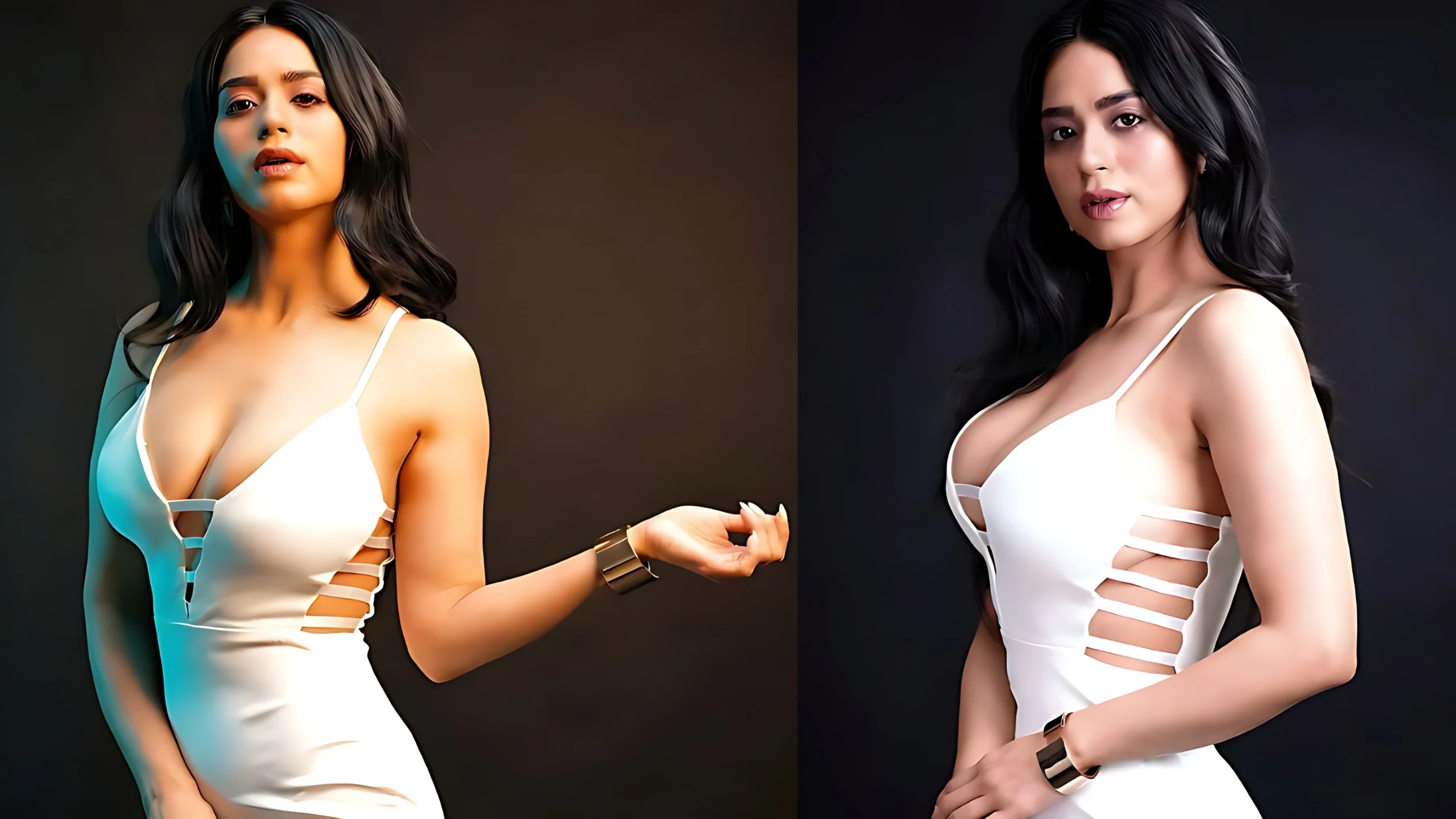 Soundarya Sharma Flaunts Big Boobs, Breasts with Confidence